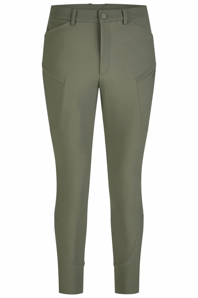 Pantalón caballero ESKADRON Classic Sports grip rodilla color verde kaki - Imagen 2