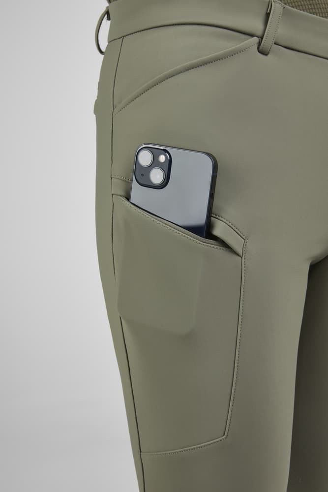 Pantalón caballero ESKADRON Classic Sports grip rodilla color verde kaki - Imagen 4