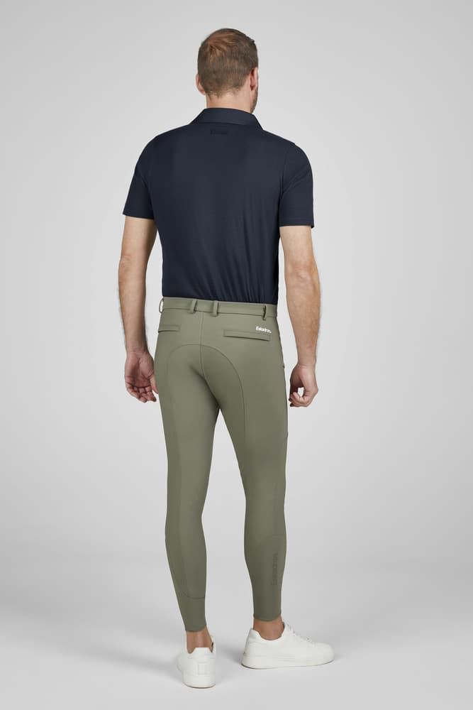 Pantalón caballero ESKADRON Classic Sports grip rodilla color verde kaki - Imagen 6