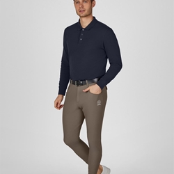 Pantalón caballero ESKADRON Dinamic grip culera color taupe - Imagen 1