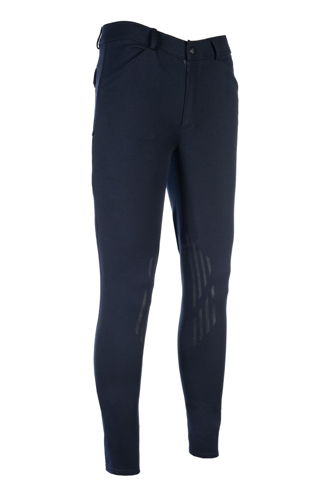 Pantalón caballero HKM Sports Equipment James grip rodilla azul marino - Imagen 1