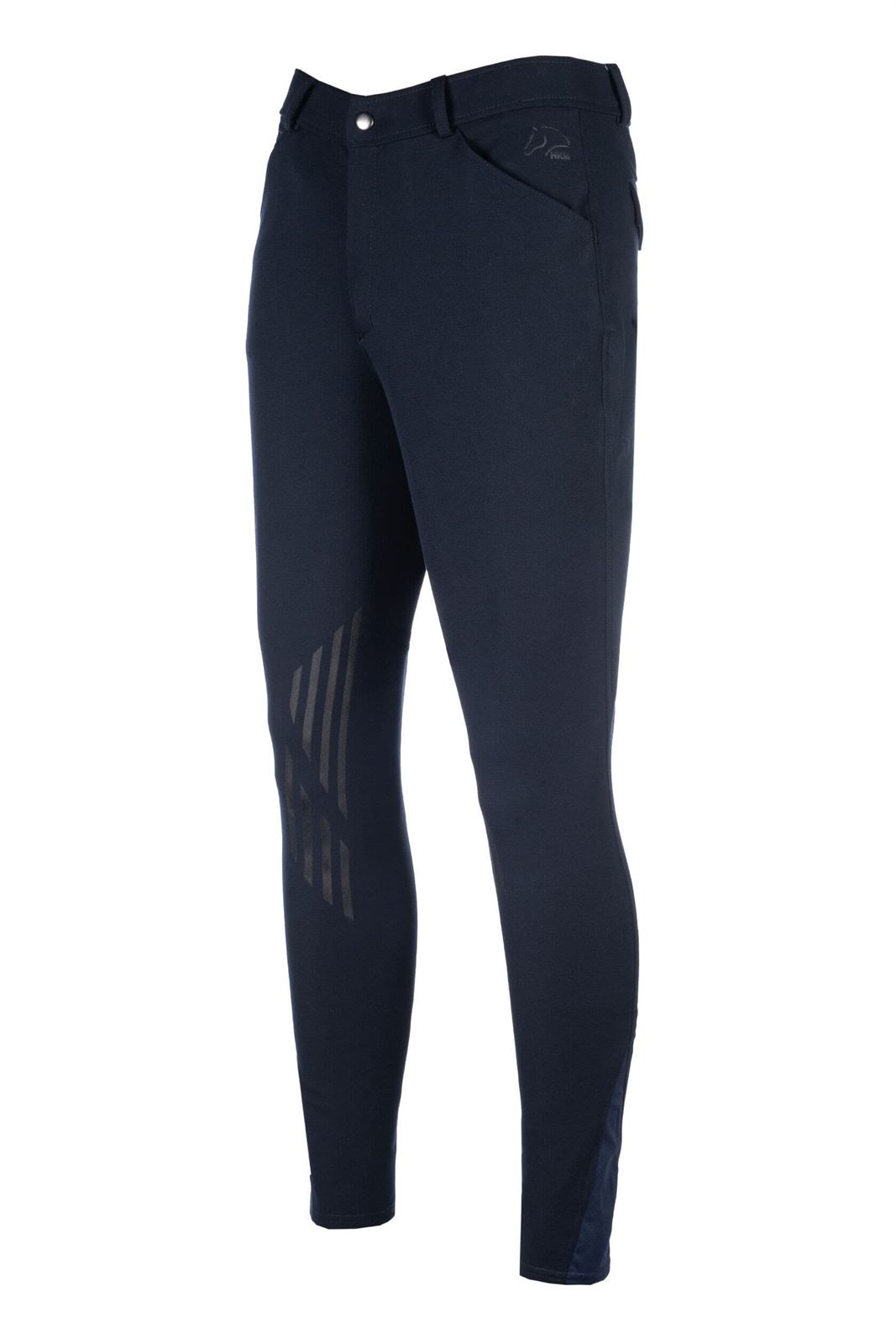 Pantalón caballero HKM Sports Equipment James grip rodilla azul marino - Imagen 2