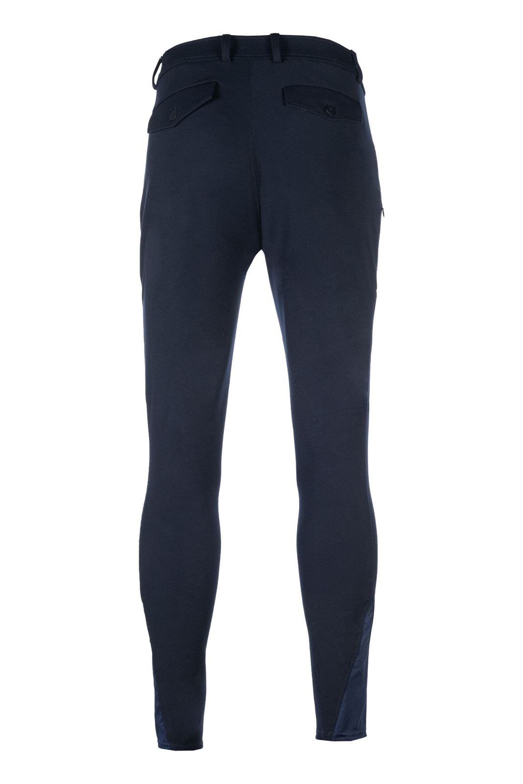 Pantalón caballero HKM Sports Equipment James grip rodilla azul marino - Imagen 3
