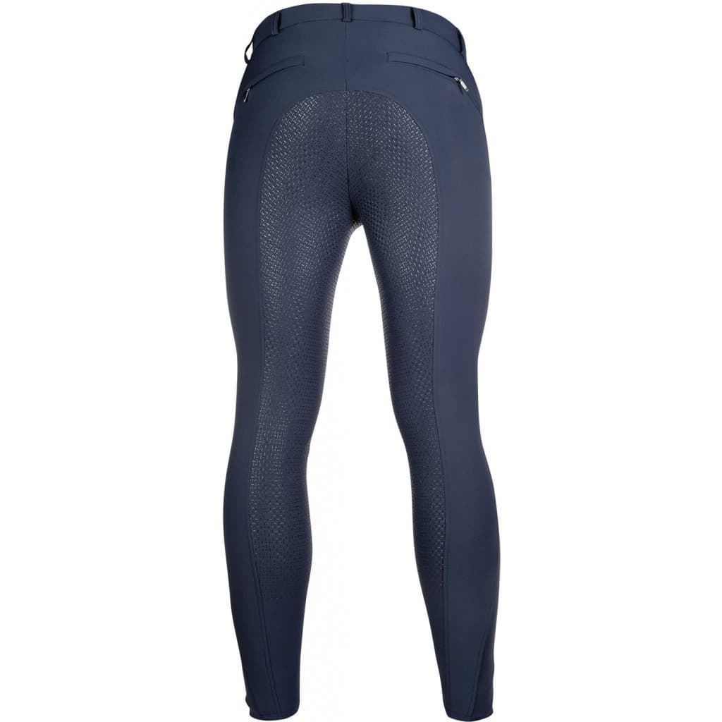 Pantalón caballero HKM Sports Equipment Sportive culera silicona, azul marino - Imagen 3