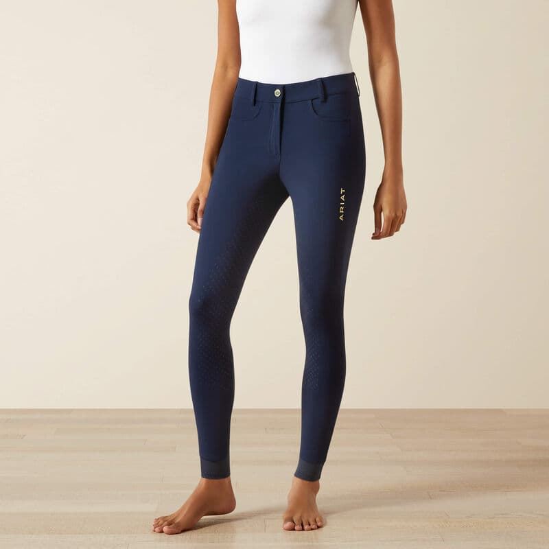 Pantalón mujer ARIAT TRI FACTOR NT color azul marino culera silicona - Imagen 5