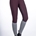 Pantalón mujer HKM Sports Equipment Helene culera de grip, color berenjena - Imagen 1