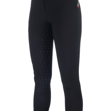 Pantalón mujer HKM Sports Equipment LAURIA GARRELLI Livigno Sportive culera de grip, color negro TALLA 36 - Imagen 2