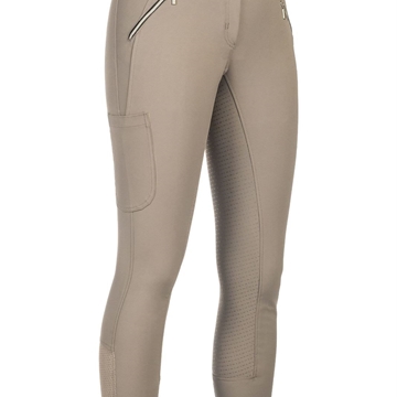 Pantalón mujer HKM Sports Equipment Lia High Waist culera de grip, color beige - Imagen 1