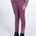 Pantalón niña HKM Sports Equipment Alva culera de grip, color lila oscuro - Imagen 1