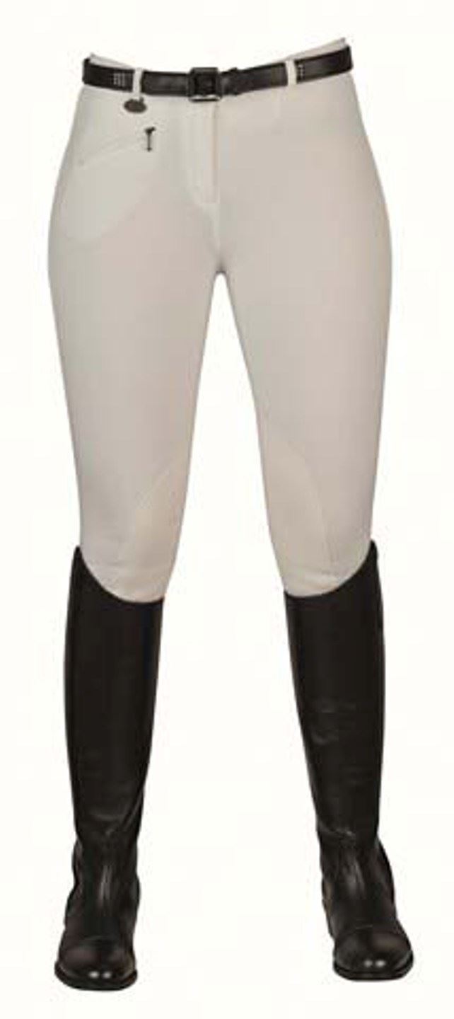 Pantalón unisex HKM, algodón blanco, protección napa rodilla, tallaje infantil - Imagen 1