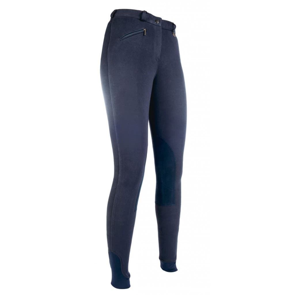 Pantalón Unisex HKM Sports Equipment, algodón azul marino, protección napa rodilla, tallaje infantil - Imagen 2