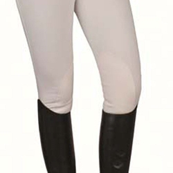 Pantalón unisex HKM Sports Equipment, algodón blanco, protección napa rodilla TALLA 116 (5-6 AÑOS) - Imagen 2