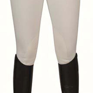 Pantalón unisex HKM Sports Equipment, algodón blanco, protección napa rodilla TALLA 128 (6-7 AÑOS) - Imagen 1