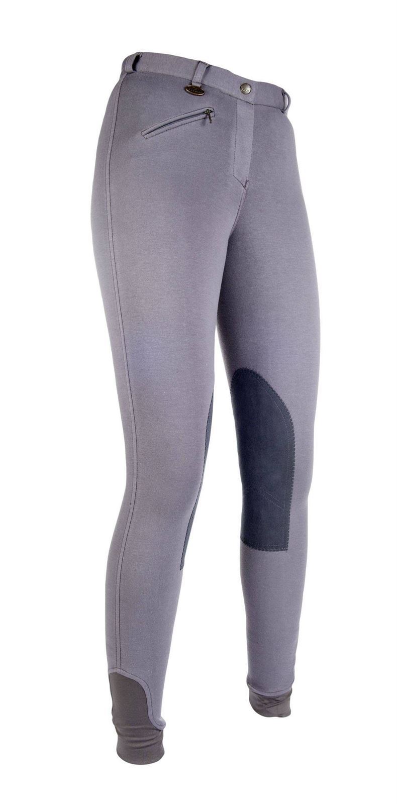 Pantalón Unisex HKM Sports Equipment, algodón gris, protección napa rodilla, tallaje infantil TALLA 158 (11-12 años) - Imagen 1