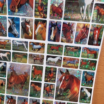 Pegatinas lámina de 60 stickers cuadrados - Imagen 2