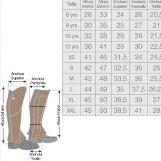 Polaina sintética LEXHIS Comfort Ammara color negro/marrón - Imagen 2