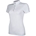 Polo concurso mujer HKM Sports Equipment Premium, color blanco con detalle plateado - Imagen 1