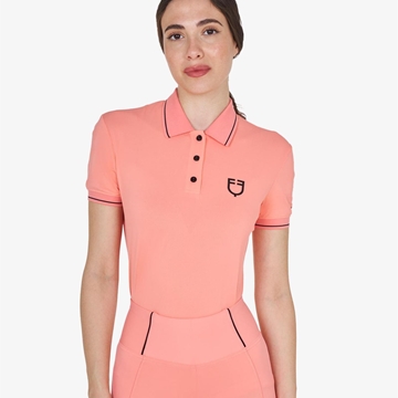 Polo mujer EQUESTRO color desert flower manga corta TALLA S - Imagen 1