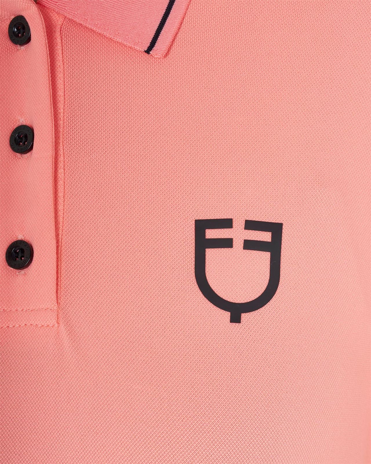 Polo mujer EQUESTRO color desert flower manga corta TALLA S - Imagen 3