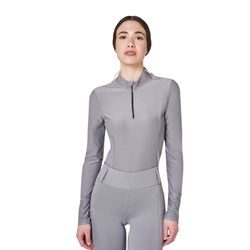 Polo mujer EQUESTRO gris con cristales grises TALLA S - Imagen 1