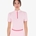 Polo mujer EQUESTRO perforado color rosa manga corta - Imagen 1