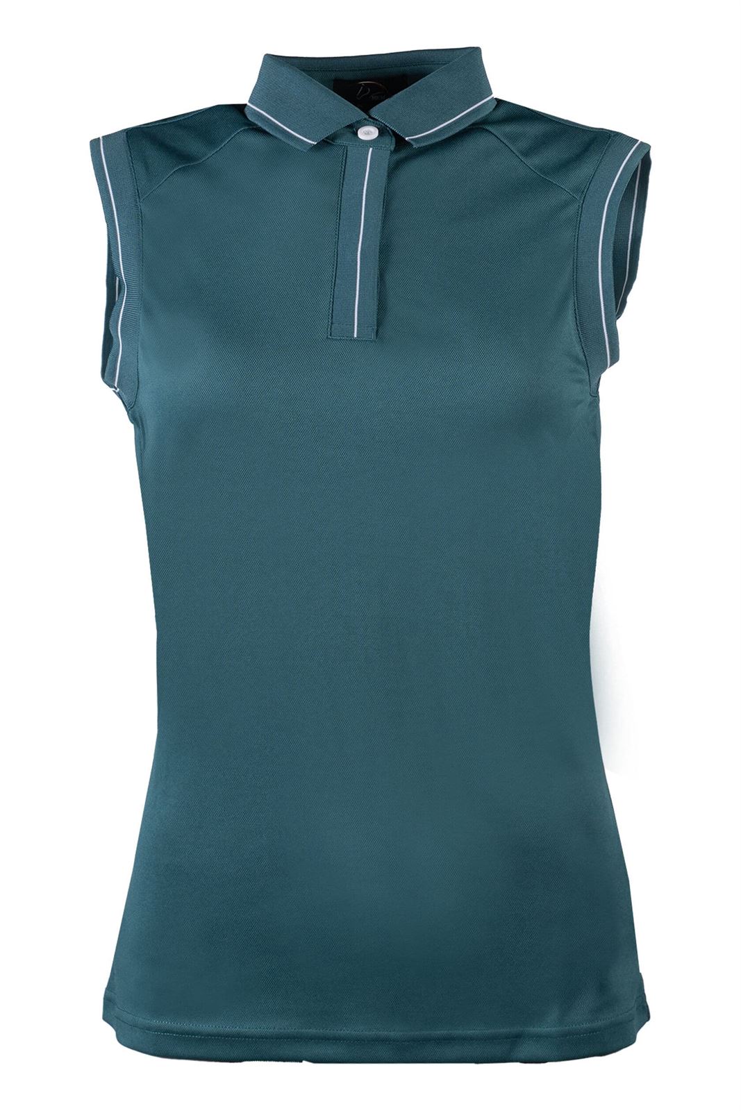 Polo mujer HKM Sports Equipment Catherine color verde petróleo - Imagen 1