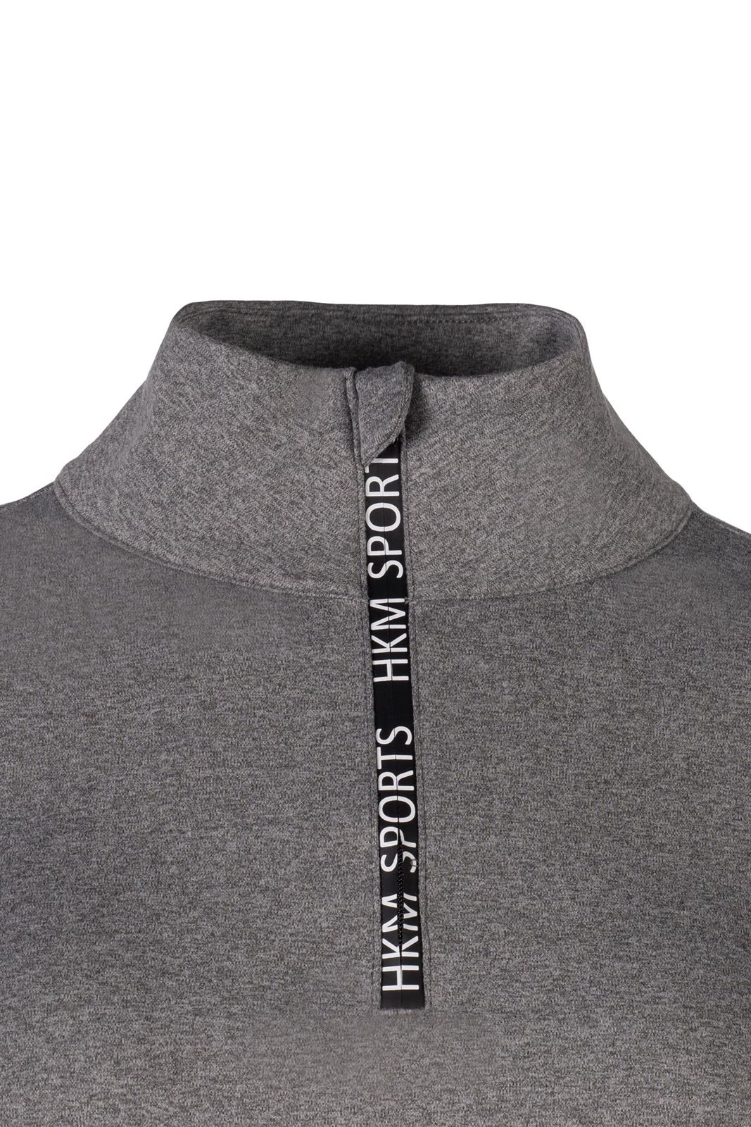 Polo mujer HKM Sports Equipment gris supersoft - Imagen 4