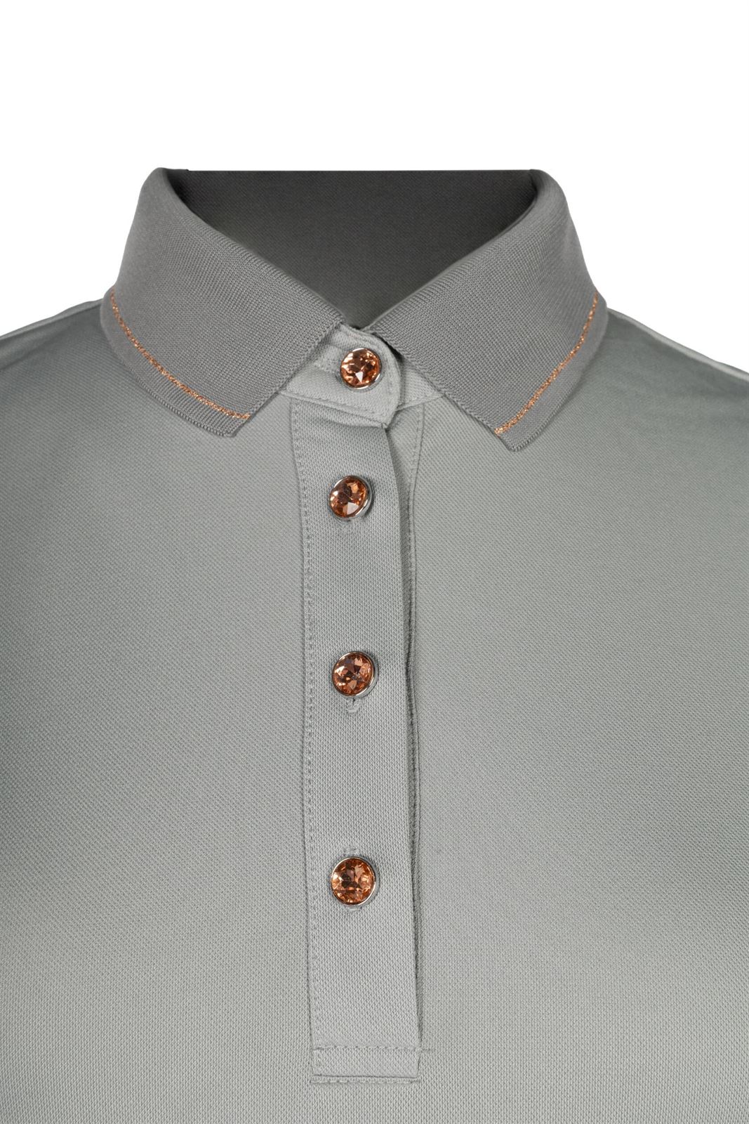 Polo mujer HKM Sports Equipment Rosegold Glamour color gris/rosegold - Imagen 2