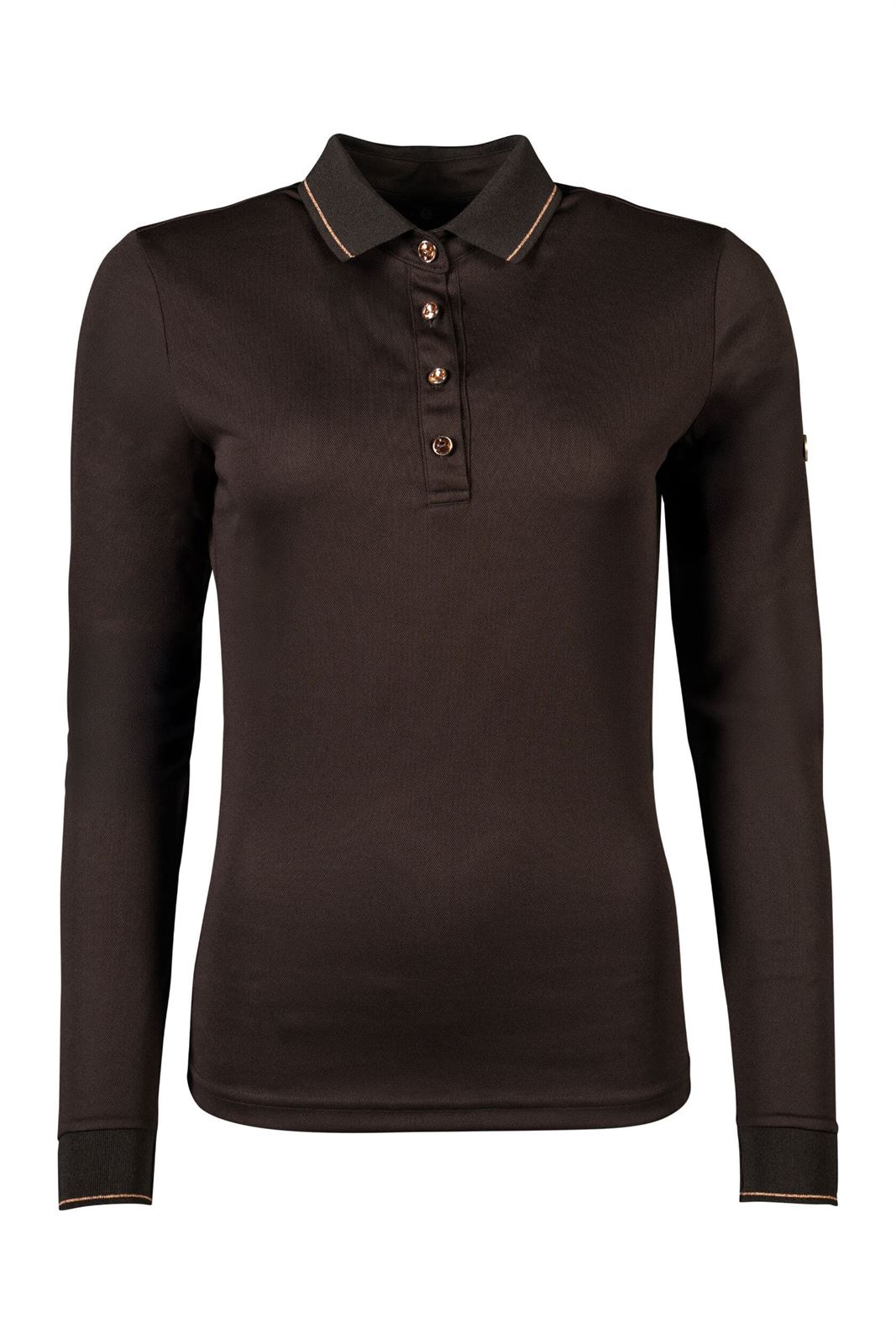 Polo mujer HKM Sports Equipment Rosegold Glamour color marrón/rosegold - Imagen 1