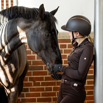 Polo mujer HKM Sports Equipment Rosegold Glamour color marrón/rosegold - Imagen 2