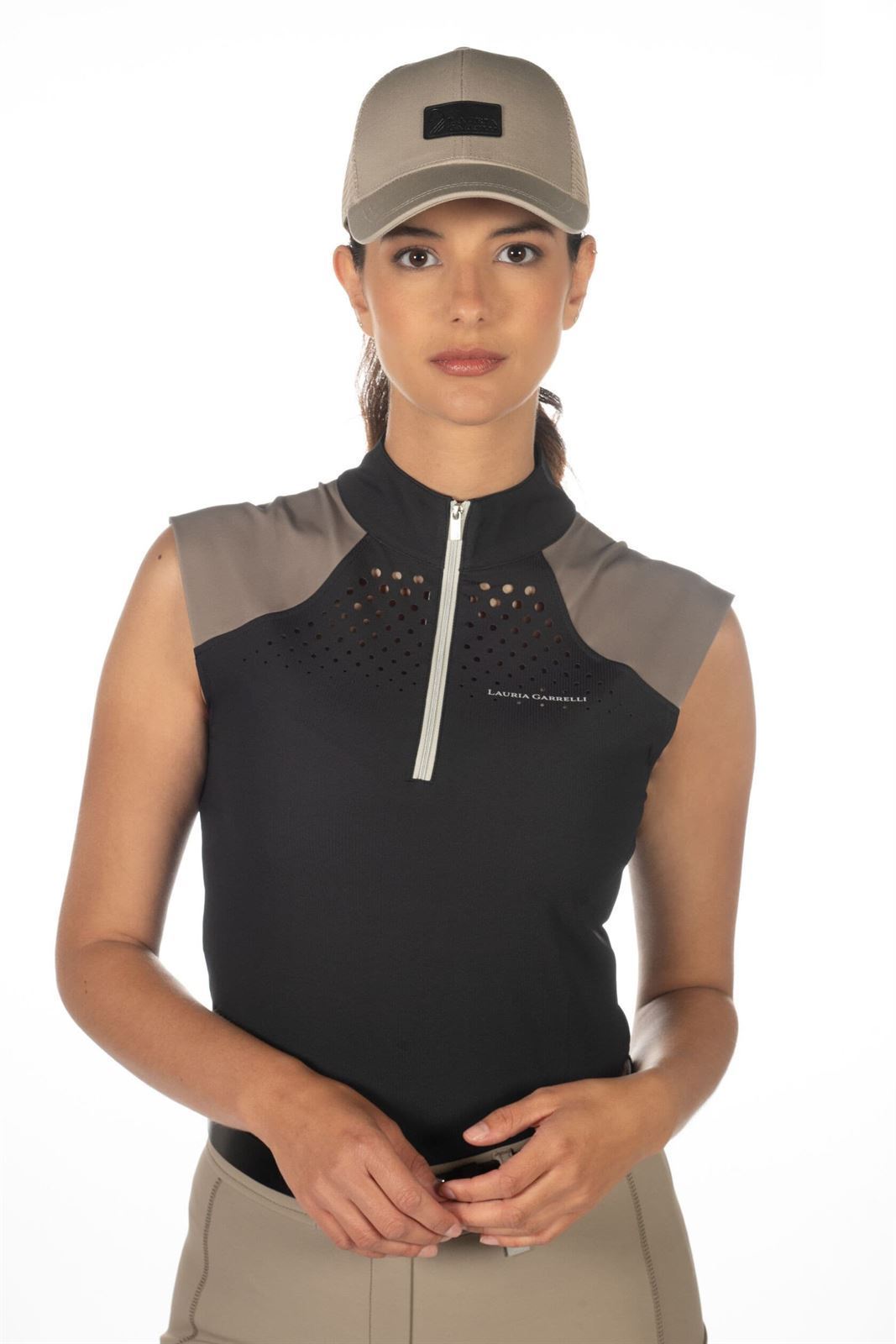 Polo mujer LAURIA GARRELLI Amalfi Funcional color negro - Imagen 1