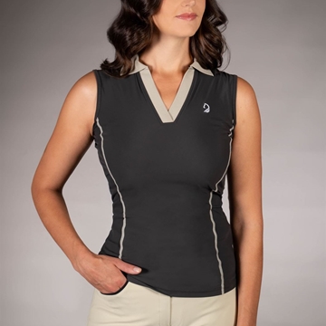 Polo mujer LAURIA GARRELLI tejido fino color negro - Imagen 1