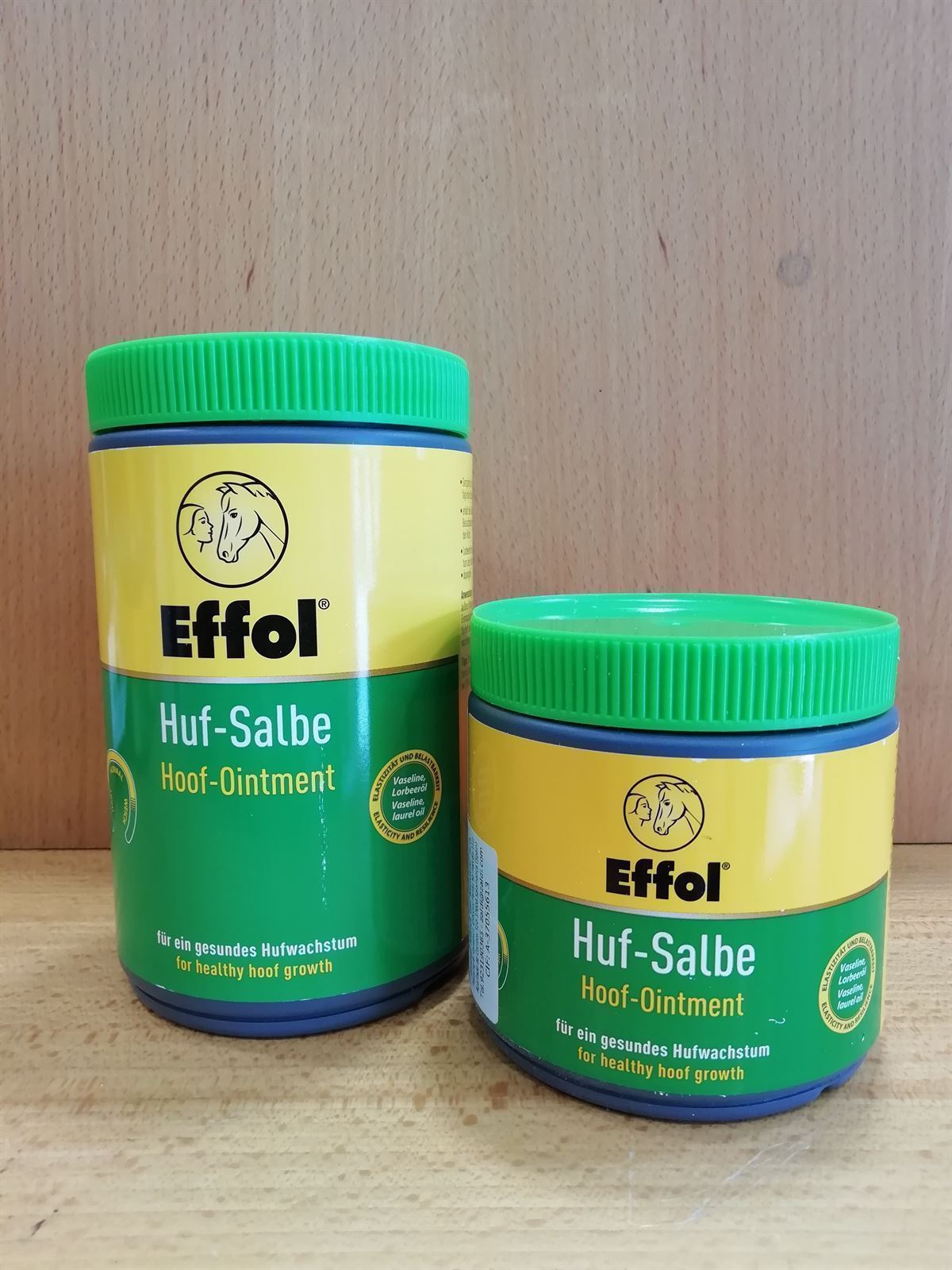 Pomada cascos EFFOL Huf-Salbe, VERDE 1/2 kg - Imagen 1