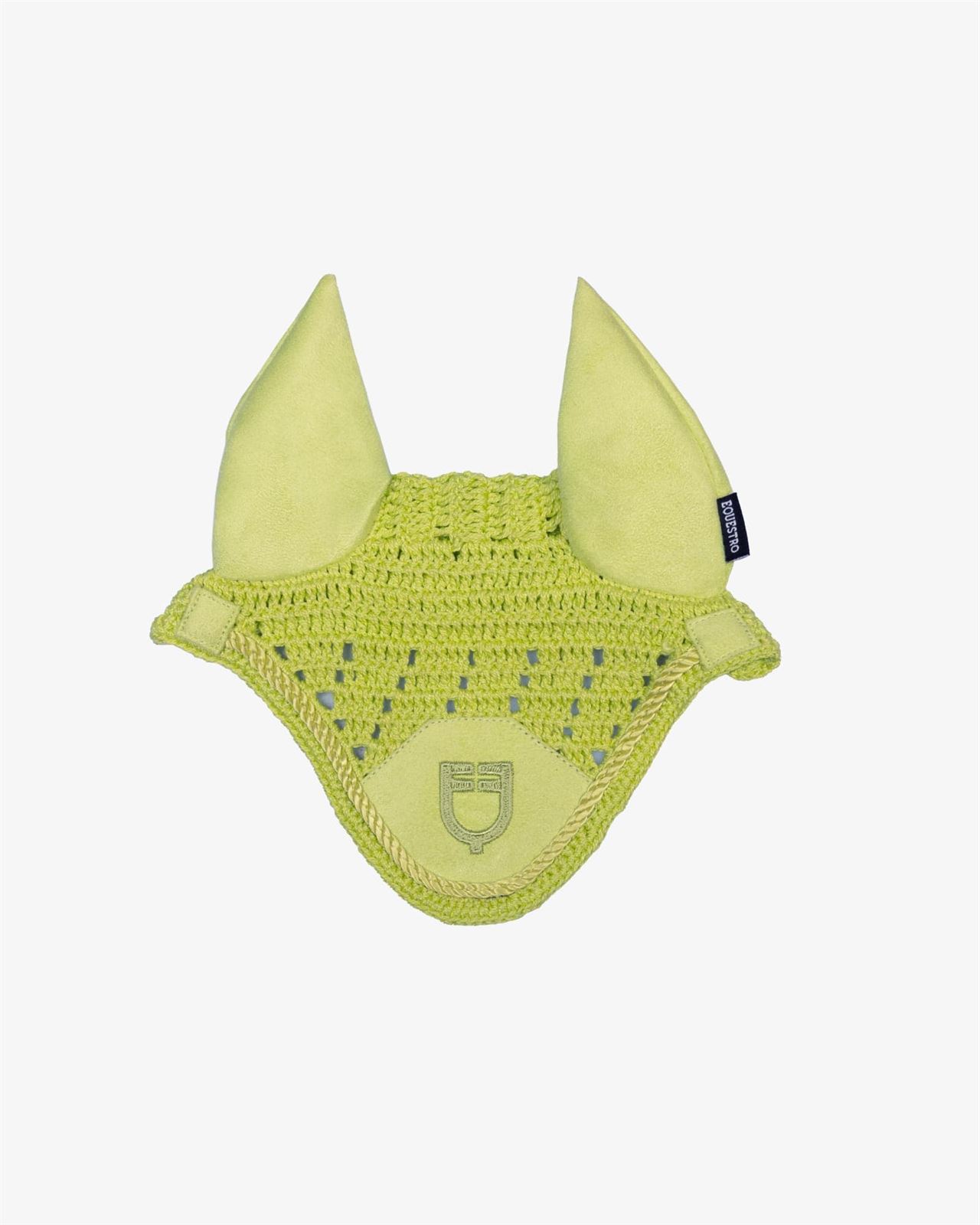 PONY BUDDY EQUESTRO Conjunto mantilla, orejeras y vendas color lima - Imagen 3