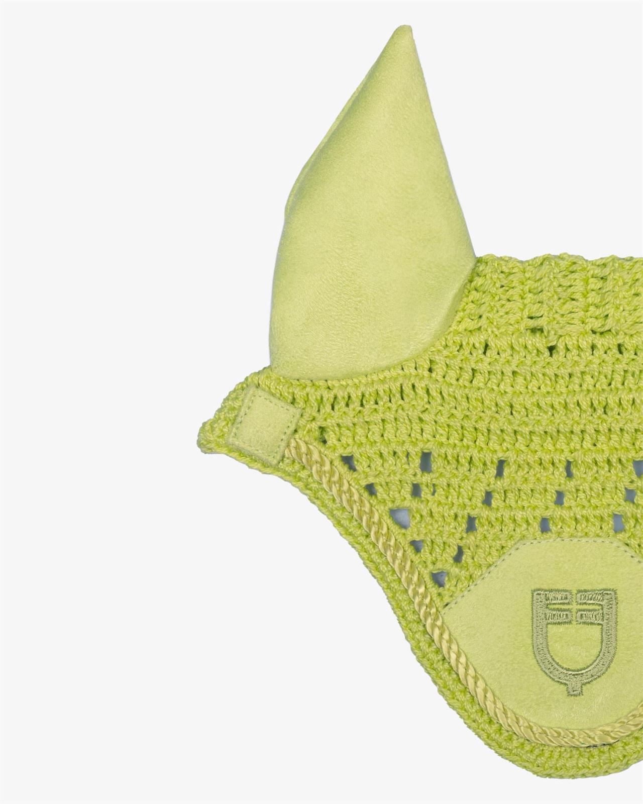 PONY BUDDY EQUESTRO Conjunto mantilla, orejeras y vendas color lima - Imagen 4