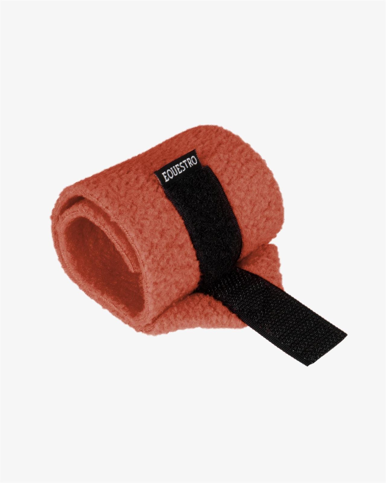 PONY BUDDY EQUESTRO Conjunto mantilla, orejeras y vendas color teja - Imagen 8