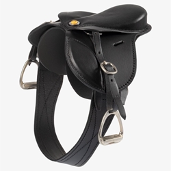 PONY BUDDY EQUESTRO silla de montar con aciones y estribos - Imagen 1