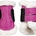 Protectores HKM Comfort anatómicos color rosa fucsia (par) - Imagen 1