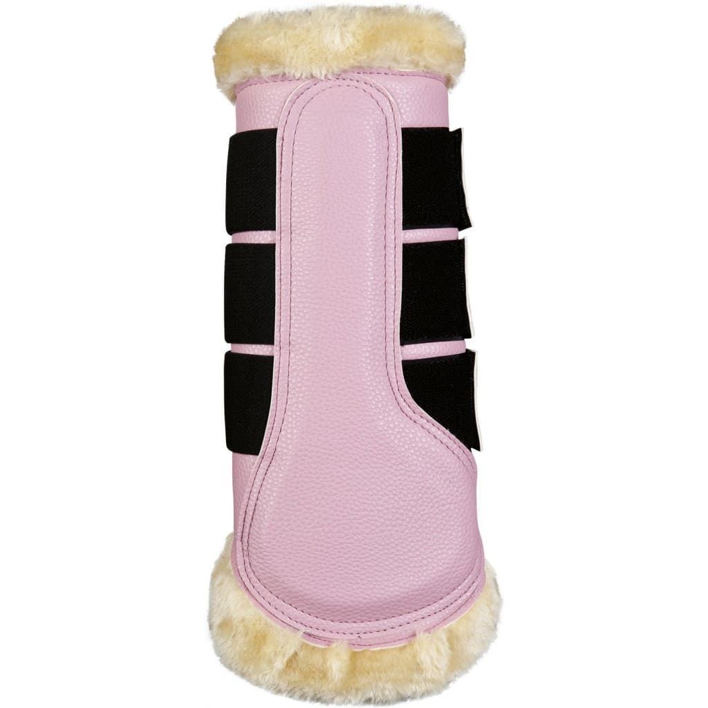 Protectores HKM Comfort Premium Fur color rosa bebé TALLA M (par) - Imagen 1