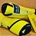 Protectores HKM Sports Equipment de softopren amarillo talla L (par) - Imagen 1