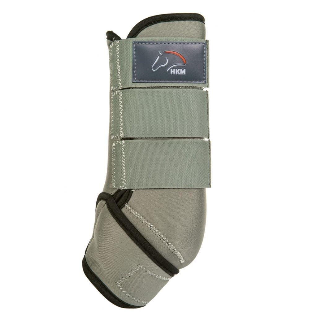 Protectores HKM Sports Equipment de softopren gris (par) talla L - Imagen 1