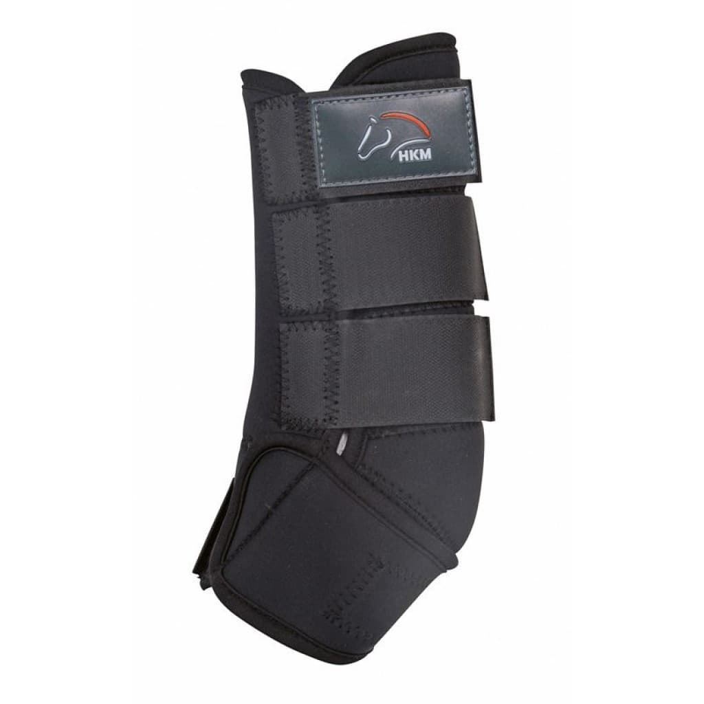 Protectores HKM Sports Equipment de softopren negro (par) talla M - Imagen 1