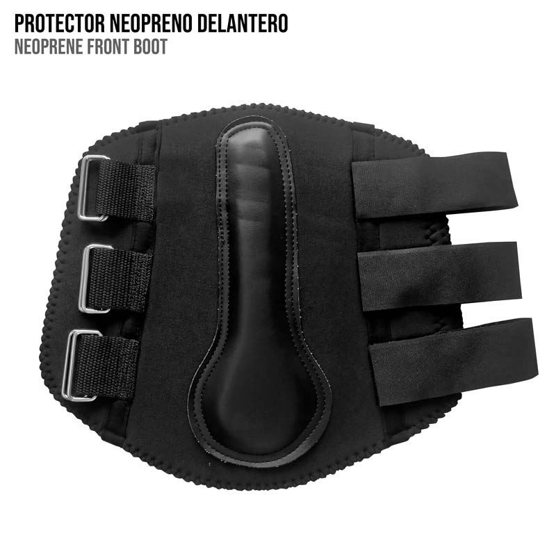 Protectores ZALDI delanteros neopreno color negro TALLA COB (par) - Imagen 3