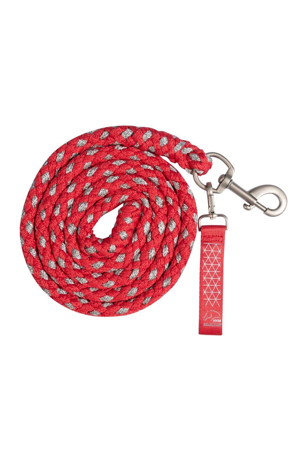 Ramal 1,80 metros, HKM Sports Equipment Aruba color rojo/plata - Imagen 1