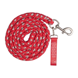 Ramal 1,80 metros, HKM Sports Equipment Aruba color rojo/plata - Imagen 1