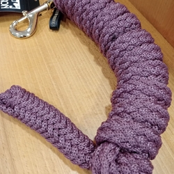 Ramal 2 metros ESKADRON color ciruela mosquetón gatillo dorado - Imagen 1