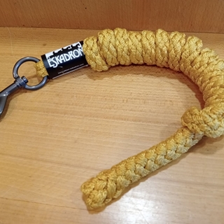 Ramal 2 metros ESKADRON color mostaza mosquetón gatillo - Imagen 2