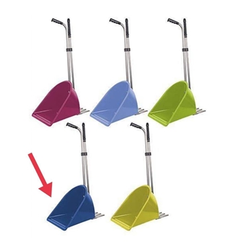 Recogedor con rastrillo, color azul oscuro - Imagen 1