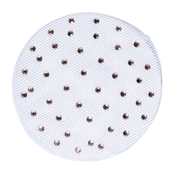 Redecilla para el pelo HKM Sports Equipment color blanco con adornos de cristales rosegold - Imagen 1