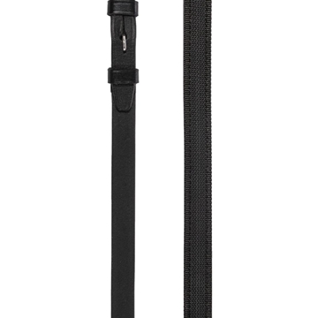 Riendas de lona engomada HKM Sports Equipment color negro - Imagen 1